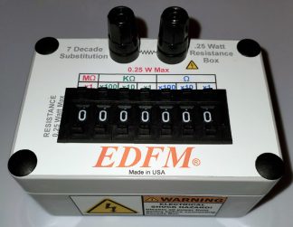 1/4 WATT 7 DECADE RESISTANCE SUBSTITUTION BOX